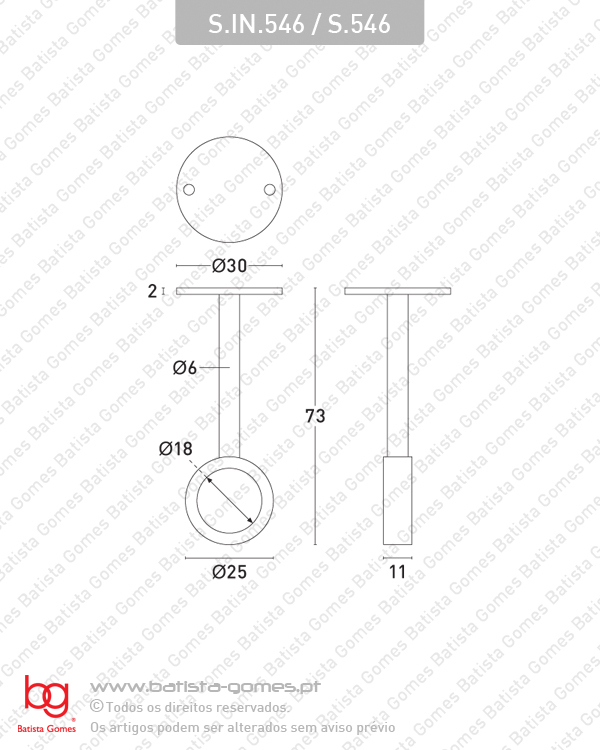 Suportes tecto para var�o